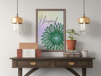 Abstract Wall Art Print Set, 4 of 4