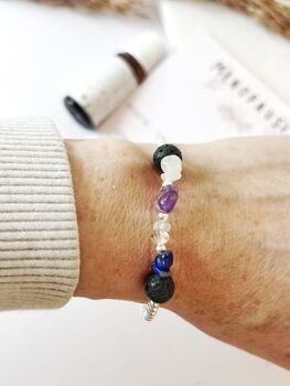 Menopause Aromatherapy Beaded Crystal Bracelet Gift Christmas, 3 of 3