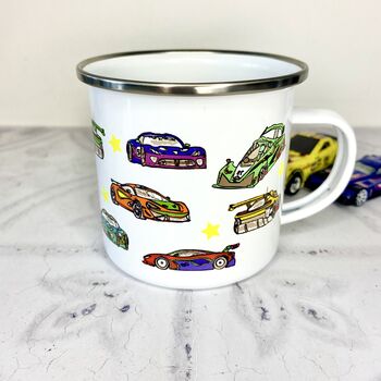 Personalised Racing Car Mug, 2 of 3