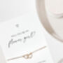 Bridesmaid Proposal Gift Will You Be My Bridesmaid Card Bracelet Gift, thumbnail 9 of 10