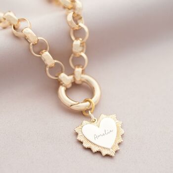 Vintage Heart Personalised Statement Necklace, 2 of 8
