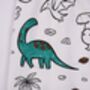 Colour Me In Dinosaur Pyjamas With Pens, thumbnail 3 of 7
