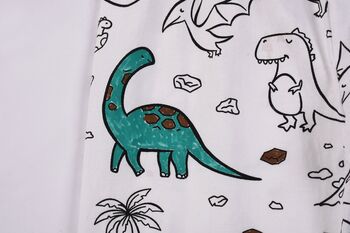 Colour Me In Dinosaur Pyjamas With Pens, 3 of 7