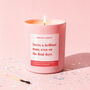 Funny Mother's Day Gift You're Brilliant Even On Feral Days Scented Candle, thumbnail 1 of 4