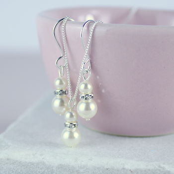 Bridesmaid Swarovski Pearl And Crystal Jewellery Set, 3 of 5