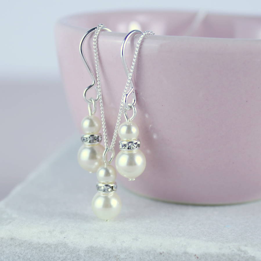 Bridesmaid Swarovski Pearl And Crystal Jewellery Set By Joy by Corrine ...