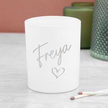 Personalised Heart Candle Holder, 3 of 9