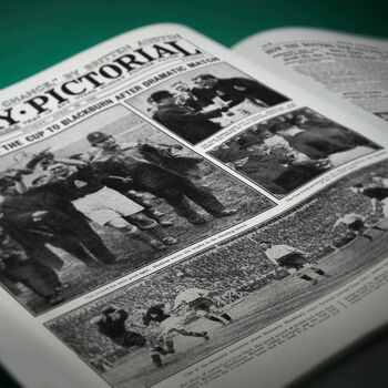 Blackburn Rovers Personalised Football Gift Brfc Newspaper History Book, 12 of 12