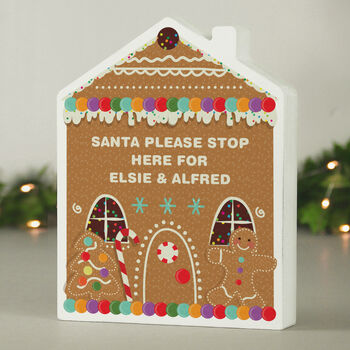 Personalised Gingerbread House Christmas Ornament, 3 of 3