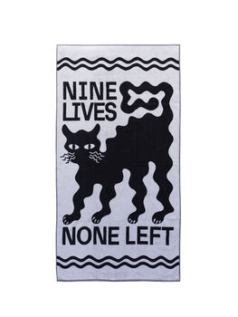 Alex Khabbazi Yod And Co Nine Lives Beach Towel, 2 of 4