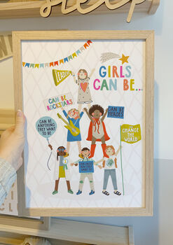 Girls Can Be… Children's Print, 2 of 5