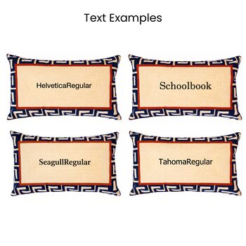 Personalised Embroidered Pillow, 4 of 12