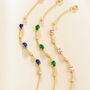 Pink Sapphire Bracelet In Sterling Silver And Gold, thumbnail 11 of 12