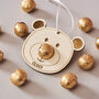 Personalised Bear Christmas Place Setting And Bag Of Chocolate Noses, thumbnail 4 of 4