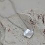 The Lucky Clover Mother Of Pearl Necklace, Silver, thumbnail 1 of 7