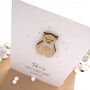 Personalised Babies First Christmas Bert Bear Card, thumbnail 4 of 6
