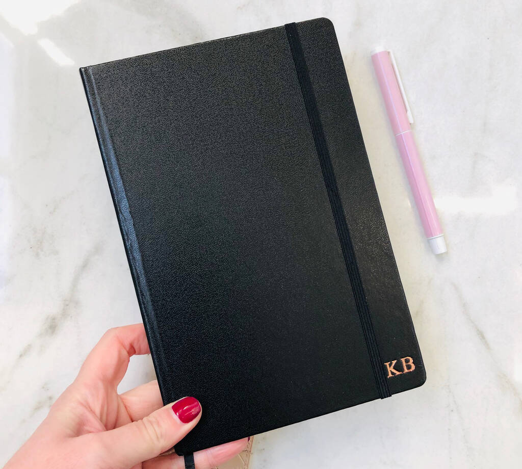 Personalised Monogram Notebook By Koko Blossom