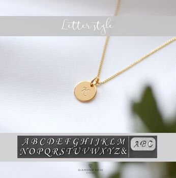 70th Birthday Necklace – Birthstone And Initial Gift For Her, 7 of 7