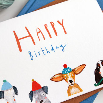 Party Dogs Happy Birthday Card, 2 of 2