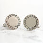Usher Round Cufflinks, thumbnail 7 of 8
