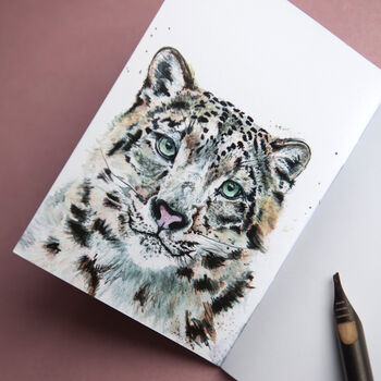 Inky Snow Leopard Notebook, 8 of 9
