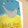 'Well Done' Seal Greetings Card, thumbnail 3 of 3