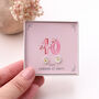 40th Birthday Sterling Silver Wild Daisy Earrings, thumbnail 5 of 6