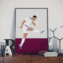 Youri Tielemans Europa League Final Aston Villa Print | Gift For Villa Fans, thumbnail 1 of 4