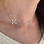 Gold Plated Sterling Silver Swallow Choker, thumbnail 1 of 2
