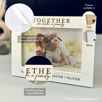 Personalised Family Picture Frame Photo Gifts, 4 of 11