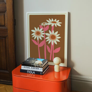 Floral Sunflower Wall Art, 5 of 5