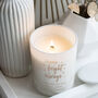 Personalised Thinking Of You Engraved Candle, thumbnail 1 of 5