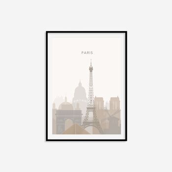 Minimalist Paris Travel Print, 4 of 8