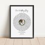 Personalised Lyric Print, First Anniversary Gift, thumbnail 2 of 4