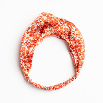 Mulberry Silk Headband Ditsy Red, 3 of 4