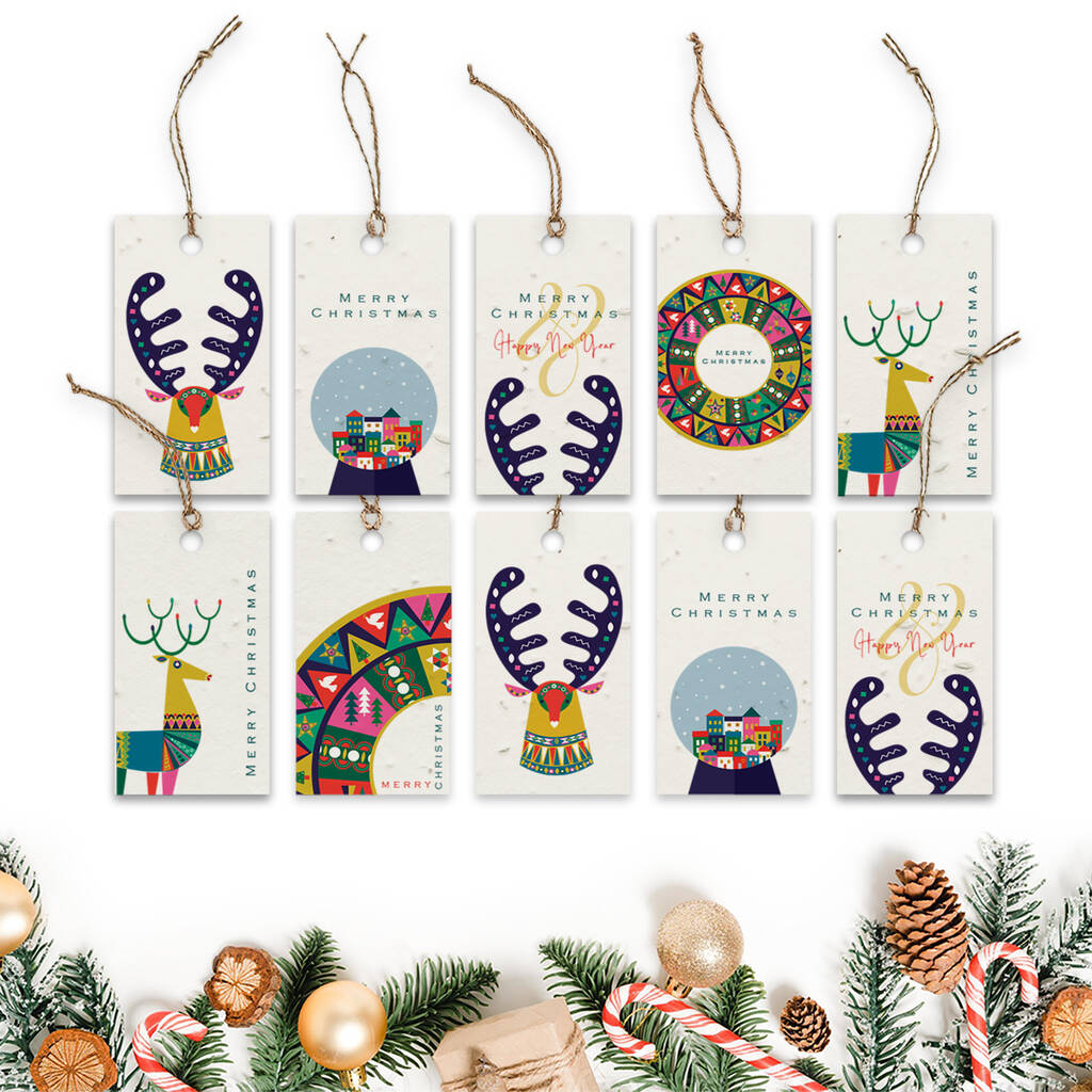 Scandi Christmas Gift Tags