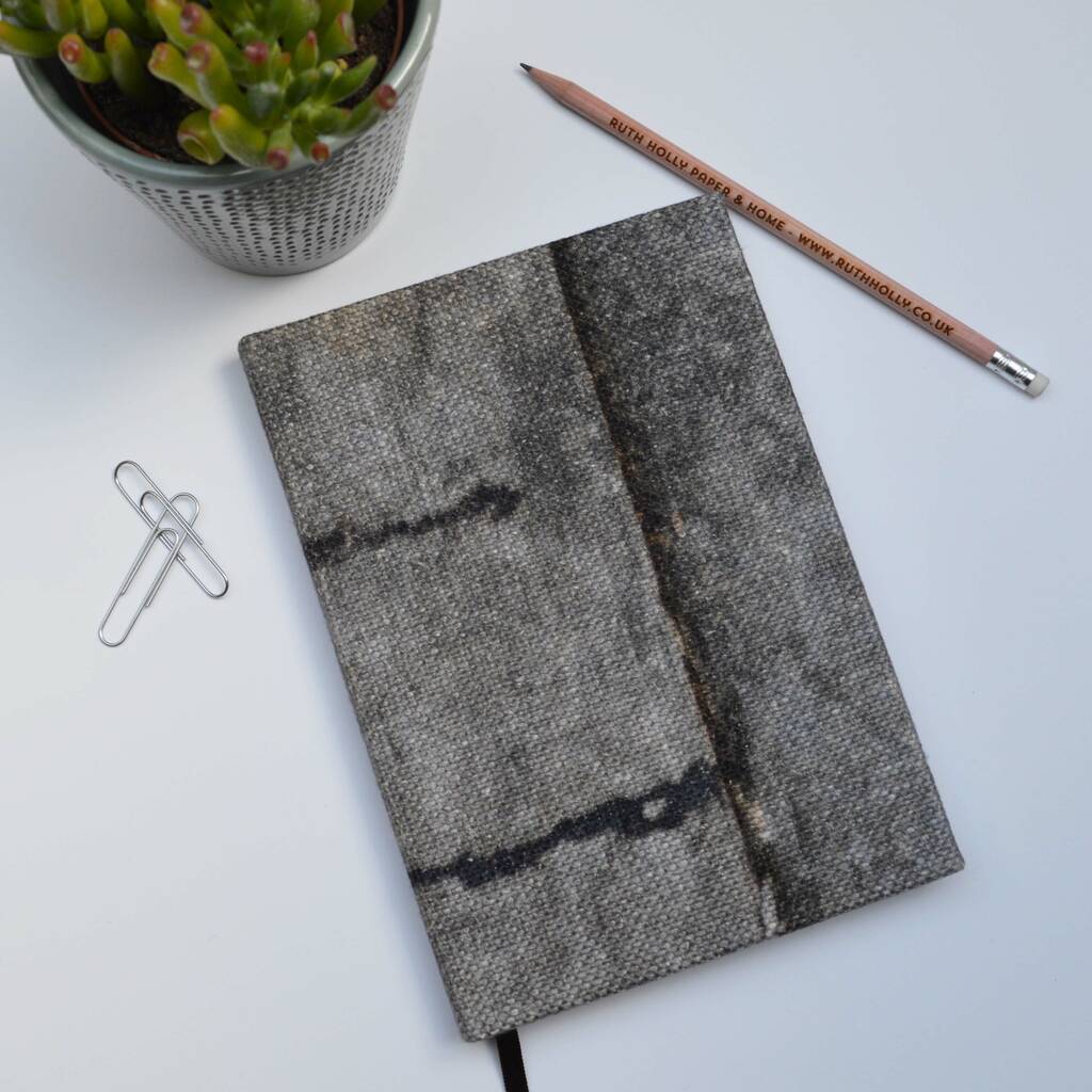 Luxury Fabric Linen Notebook A5 By Ruth Holly