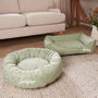Personalised Mint Star Pet Bed, thumbnail 1 of 8
