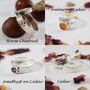 Woodland Wedding Rings In 18ct White Eco Gold, thumbnail 3 of 7