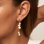 Women's Long Drop Pearl Earrings, Wedding Jewellery, thumbnail 1 of 3