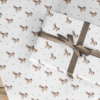 Horses Gift Wrapping Paper Roll Or Folded, 2 of 3