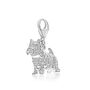 Westie Charm Sterling Silver, thumbnail 6 of 10