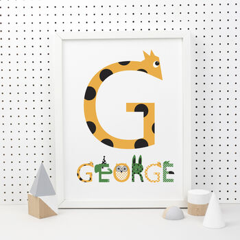 Personalised Letter Name Print, 2 of 8