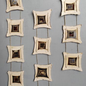 Long Narrow Tiles Decor Geometric Wall Art, 5 of 9