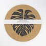 Cork Max Placemat Set Of Two | Monstera, thumbnail 4 of 5