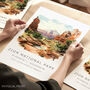 Zion National Park Travel Print, thumbnail 1 of 7