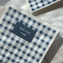 Gingham Blue Father's Day Card, thumbnail 8 of 8