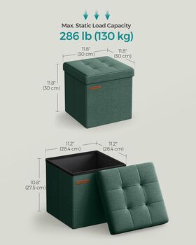 Storage Ottoman Bench For Bedroom And Living Room, 2 of 7