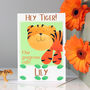 Personalised Hey Tiger! Any Occasion Card, thumbnail 2 of 9