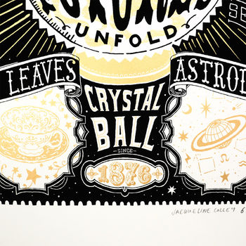 B3 Fortune Teller Crystal Ball Print, 7 of 7
